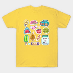 Random Sticker T-Shirt